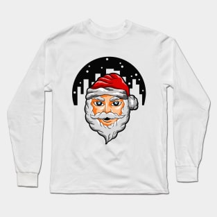 Santa Claus Cartoon Long Sleeve T-Shirt